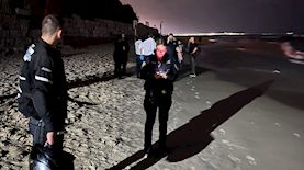 אירוע טביעה בנמל יפו, צילום: דוברות המשטרה